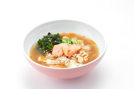 Суп даши с лососем