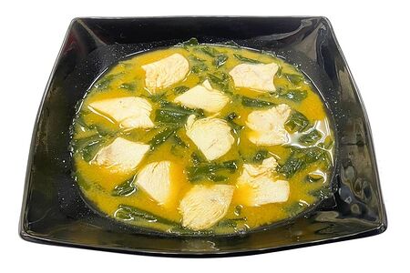 Мисо-суп с курицей