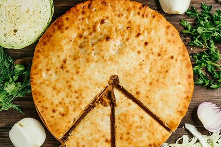 Осетинский пирог с капустой кабускаджын