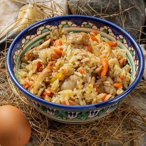 Плов с курицей