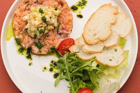 Тартар из лосося