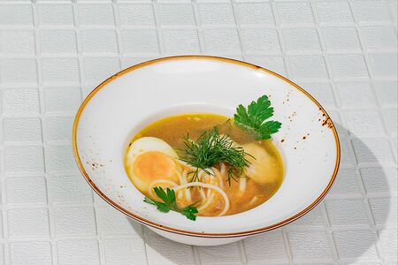 Куриный супчик с лапшой