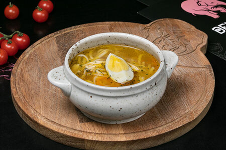 Суп-лапша куриная по-домашнему