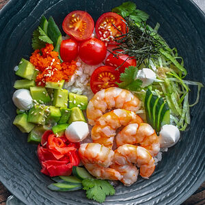Поке с креветкой