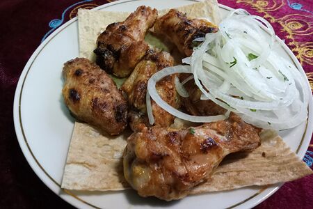 Шашлык из куриных крылышек