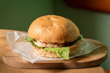 Крабовый бургер