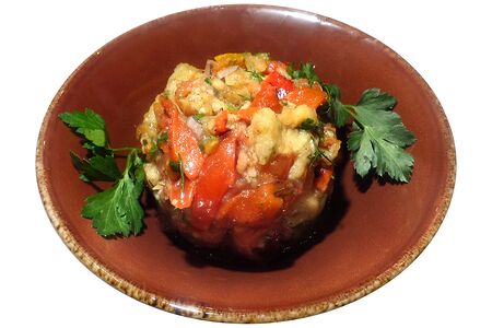 Салат из запеченных овощей