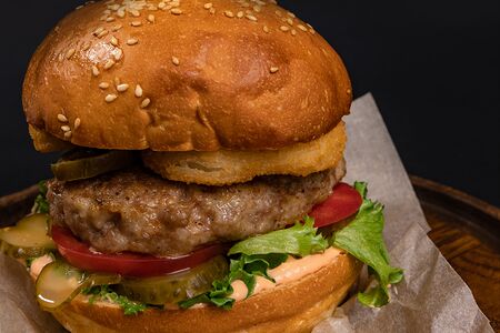 Бургер со свининой