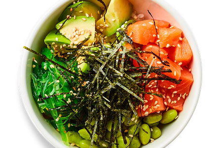 Поке лосось