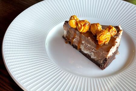 Шоколадно-банановый брауни