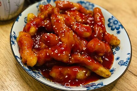 Свинина в кисло-сладком соусе