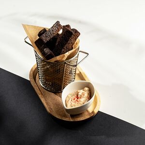 Бородинские гренки с чесноком