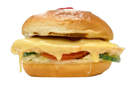 Чизбургер с курицей