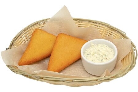 Креветки с кремом васаби