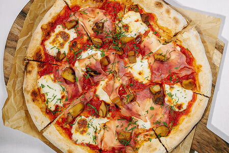 Ветчина и белые грибы