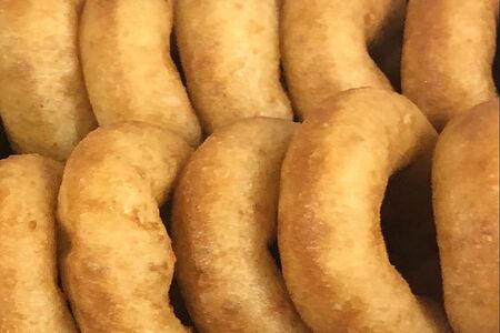 Пышки с пудрой