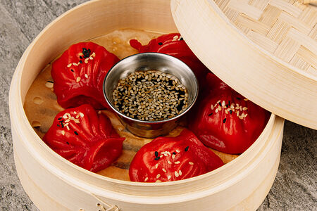 Дим-самы с лососем и судаком