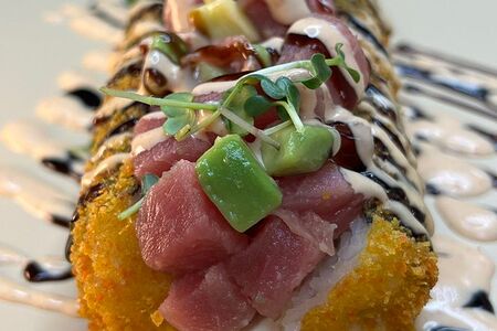 Ролл-дог с тунцом