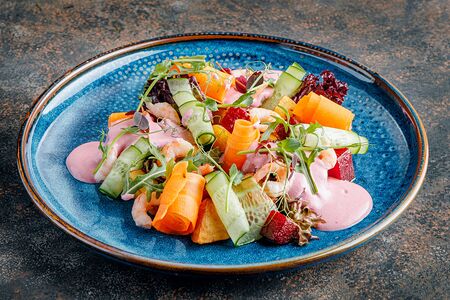 Тёплый салат с картофелем New