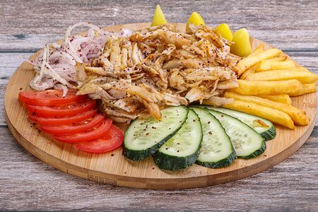 Порционный донер с курицей