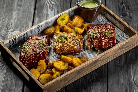 Сет из свиных рёбер