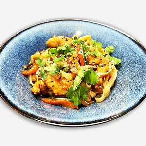 Стеклянная лапша с курочкой сладкий чили