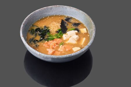 Мисо с мясом краба