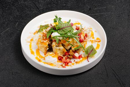 Баклажаны Темпура с творожным сыром