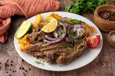 Казан-кебаб с бараниной