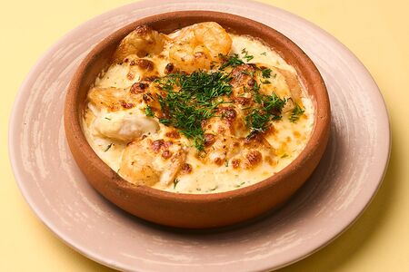 Чкмерули с креветкой