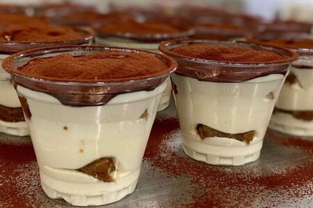 Шоколадно сливочный десерт 