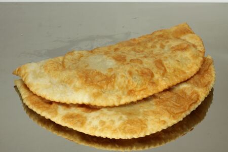 Чебурек с сыром и курицей