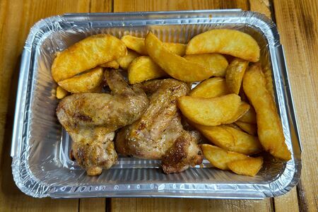 Комбо с куриным крылом