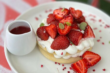 Клубничные панкейки ПП