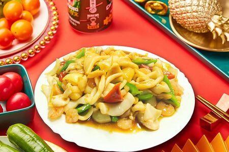 Морепродукты в соевом соусе №607