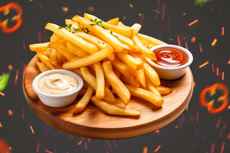 Картофель фри большой