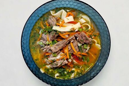 Лагман с говядиной