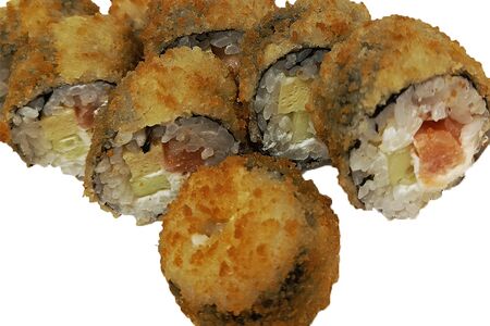 Жареный ролл Сяке терияки