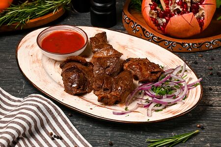 Шашлык из бараньей мякоти