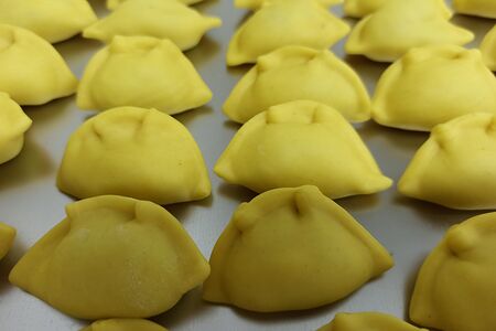 Пельмени Щука с форелью со сливочным маслом