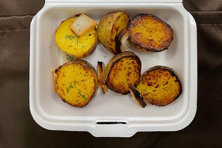 Картофель с салом