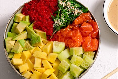 Поке с лососем