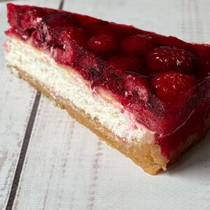  Чизкейк с малиной