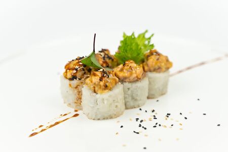 С лососем запечённый