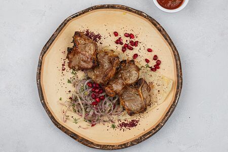 Шашлык яблочко ягненка