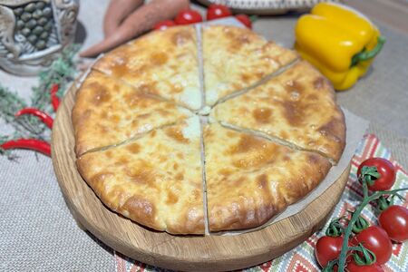 Хачапури с сыром и шпинатом