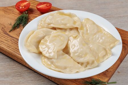 Вареники с картофелем отварные постные