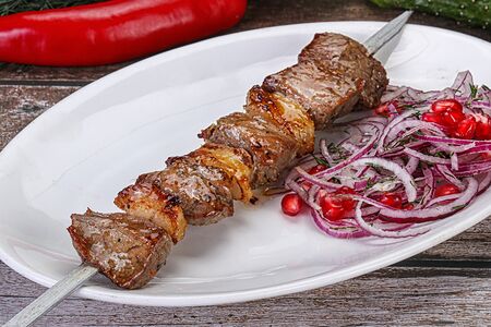 Шашлык из бараньей мякоти