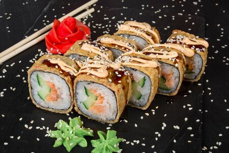 Темпура спайси с лососем