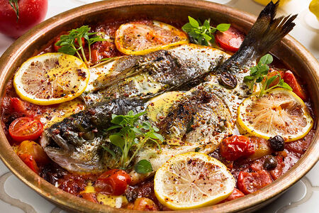 Дорадо в печи